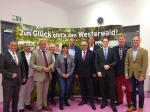 Foto: Mitglieder des Verwaltungsrates und der operativen Ebene von „Wir Westerwälder“.