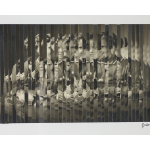 Quiaro Maria Elisa / Höhr-Grenzhausen / Ana und die Puppe - Geometrische Collage: Die Kraft einfacher Formen / Collage und Fotografie / 13 x 24 cm / 500,- €