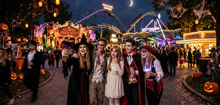 Nervenkitzel, Achterbahnen und jede Menge Gruselspaß Tagesausflug zum „Halloween Horror Festival“ in den Movie Park Germany in Bottrop für Jugendliche ab 12 Jahren 