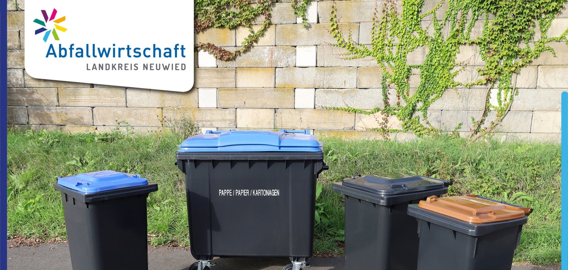 Neue Abfallbehälter im Landkreis Neuwied. Foto: Viktoria Naroschni