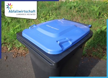 Der neue Abfallbehälter für Papierabfall im Landkreis Neuwied. Foto: Viktoria Naroschni Der neue Abfallbehälter für Papierabfall im Landkreis Neuwied. Foto: Viktoria Naroschni