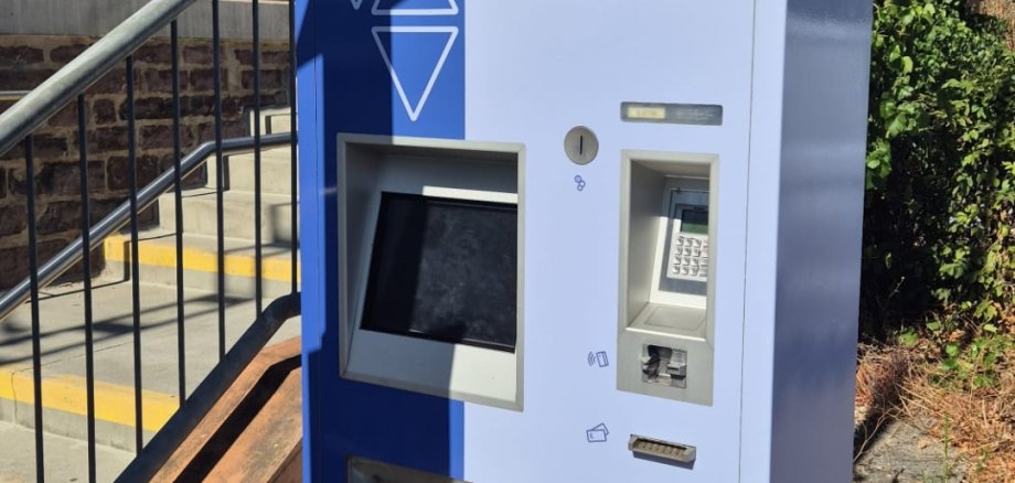 Fahrkartenautomat Station Kanzem