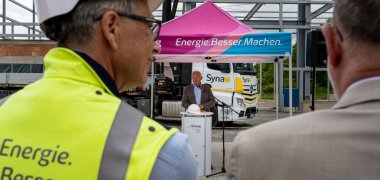 Richtfest in Urbach, Rede von Landrat Achim Hallerbach