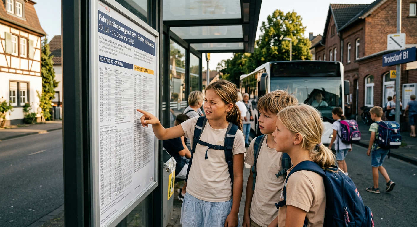 In wenigen Wochen beginnt die Korridorsanierung der rechten Rheinstrecke zwischen Troisdorf, Koblenz und Wiesbaden. In der Zeit vom 10. Juli bis 12. Dezember 2026 fallen nicht nur die rechtsrheinischen Personenzüge aus, auch einzelne Zuglinien auf der linken Rheinseite sind in Abschnitten betroffen.
