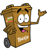 Foto: Das Maskottchen Tonnja begleitet die Aktion Resto Pesto der Kreisverwaltung Neuwied.