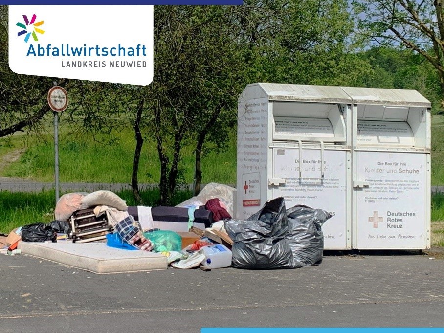 Abfalltipp zum Thema Illegale Ablagerungen. Foto: Maria Burkart. 