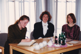 Foto v.l.: Die Stipendiatinnen Claudia Mohr, Kamilla Dudova und Stefanie Hörnes. 