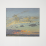 Bruchhäuser Andreas / Koblenz / Abendhimmel / Pastell / 60 x 60 cm / 2.000,- €