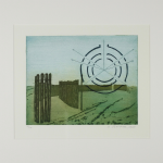 Christian Ulrich / Dierdorf / Sonnenobservatorium Goseck I / Radierung / 30 x 40 cm / 120,- €