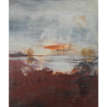 Geisler Anneliese / Koblenz / o. Titel / Acryl, Mischtechnik auf handgewebtem Leinen / 55 x 65 cm / 500,- €