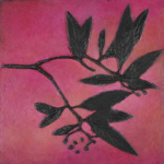 Krautkremer Ute / Spay / Nachtblühten I / Papierabguss, Holz / 40 x 40 x 6 cm / 600,- €