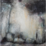 Rulf Eva / Mendig / STEINreiche Heimat Im Felsenkeller / Acryl, Mischtechnik / 80 x 80 cm / 1.350,- €