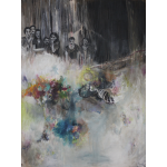 Schmidt Christiane / Nauort / Ohne Worte! / Mischtechnik auf Leinwand / 120 x 160 cm / 1.000,- €