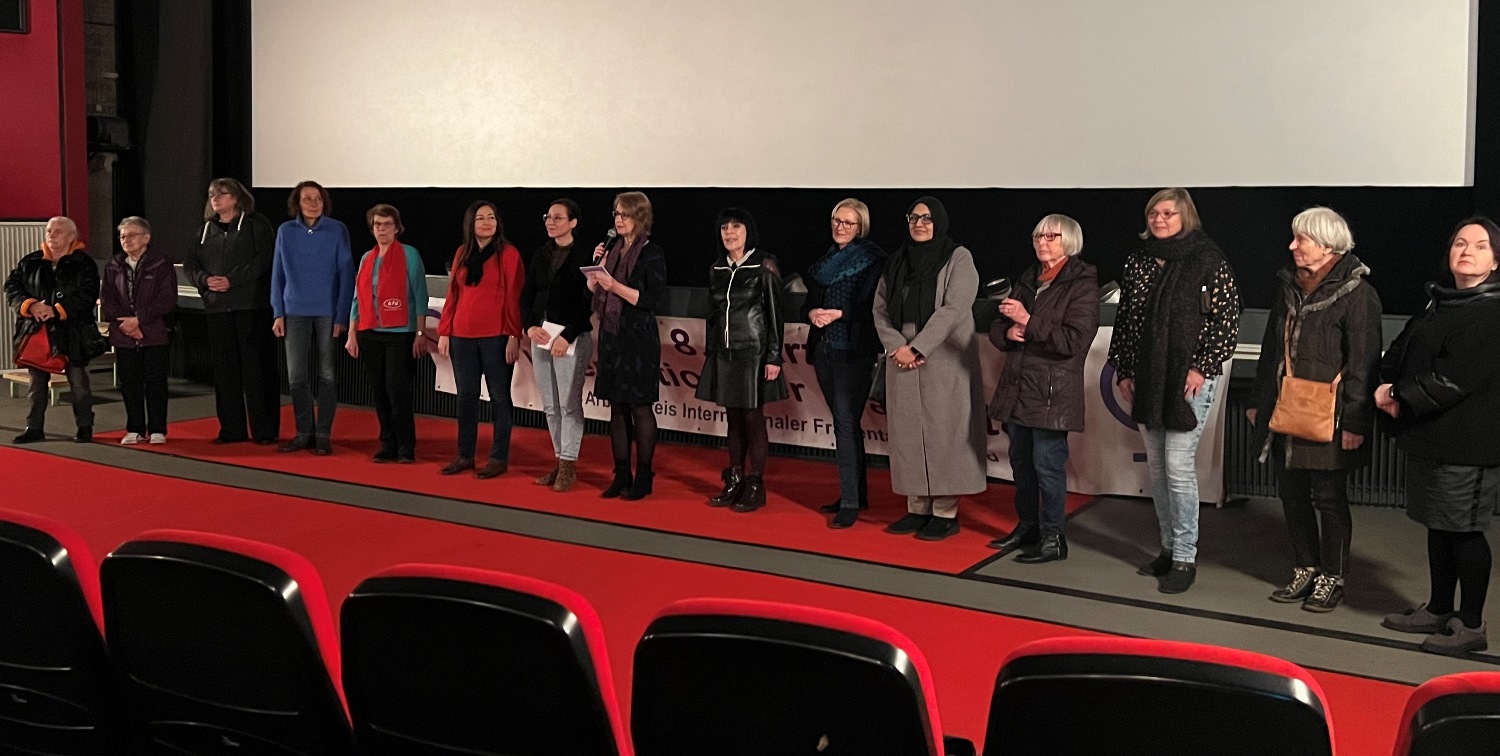 Foto: Die Organisatorinnen des diesjährigen Internationalen Frauentages in Neuwied. Foto: Michael Mertes