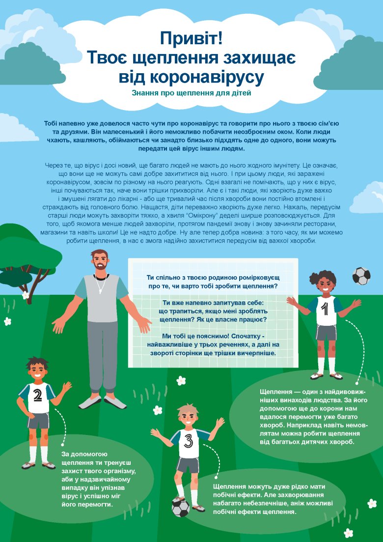 Corona-Impfung Flyer